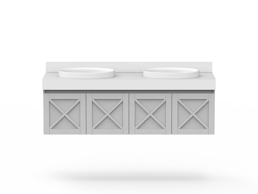 Charleston 1500mm Double Bowl Vanity