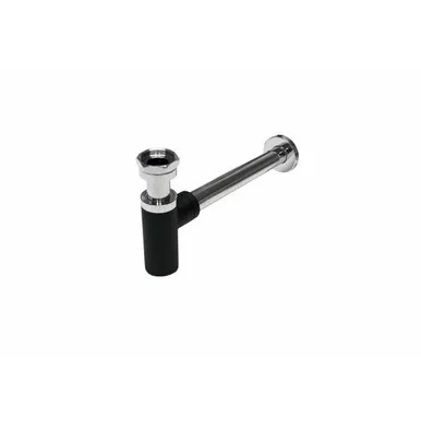 Subway Bottle Trap 40mm Matte Black/Chrome In Black/Chrome Finish By ADP
