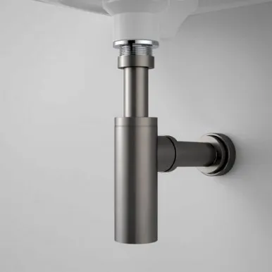 Urbane II Bottle Trap 40mm | Made From Brass In Black By Caroma