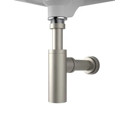 Urbane II Bottle Trap 40mm | Made From Nickel/Metal In Brushed Nickel By Caroma