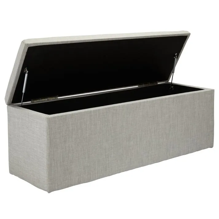 Milton Blanket Box Light Grey