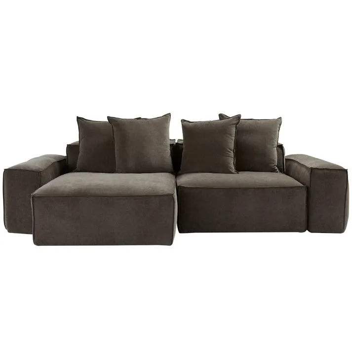 Riley Muse Mink Modular Sofa - 2 Seater Chaise