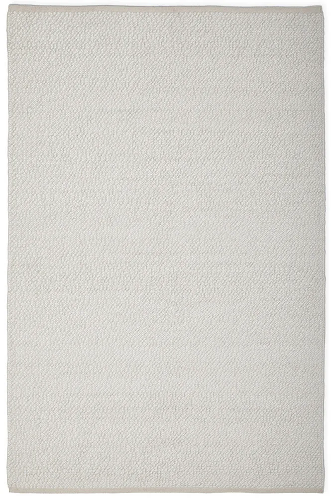 Boucle White Rug