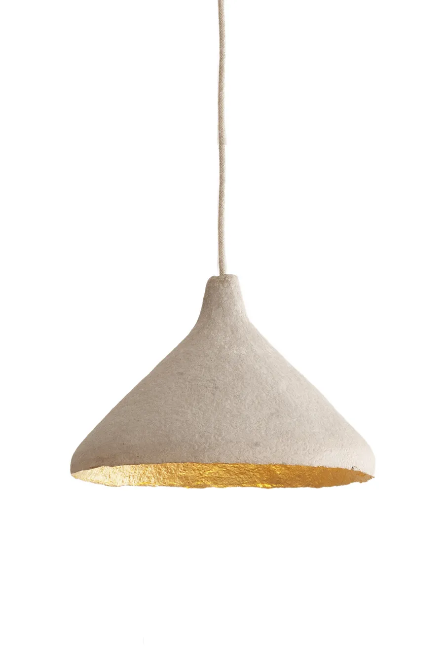 Cone Pendant Light - Oat
