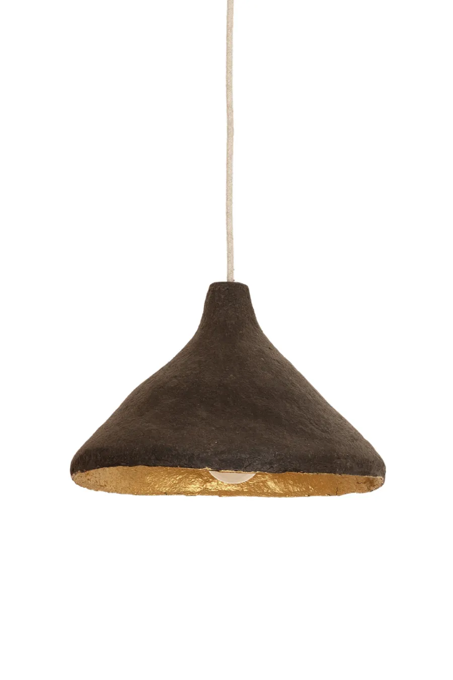 Cone Pendant Light - Charcoal
