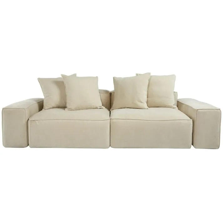 Riley Muse Flax Modular Sofa - 2 Seater