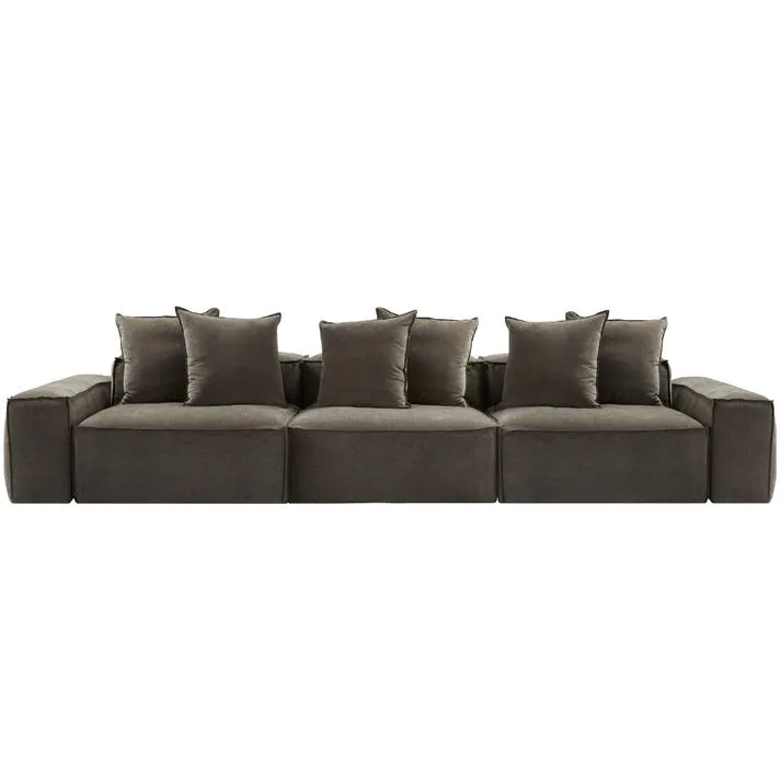 Riley Muse Mink Modular Sofa - 3 Seater