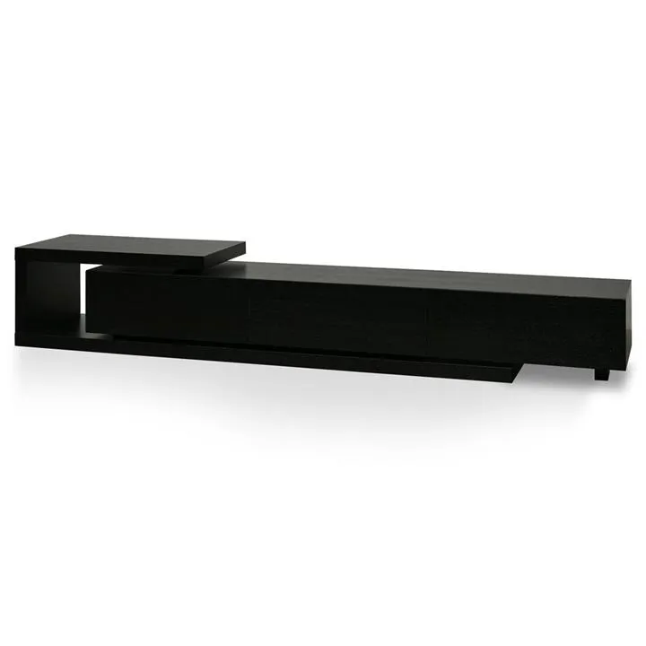 Dwell Extendable TV Entertainment Unit - Full Black by Interior Secrets - AfterPay Available