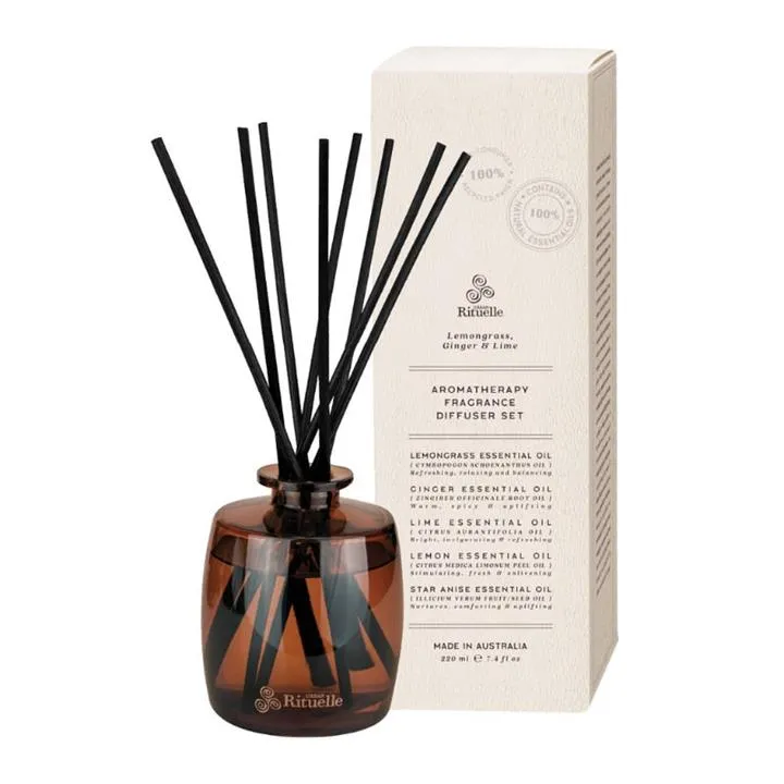 Urban Rituelle Lemongrass, Neroli & Lime Diffuser Set