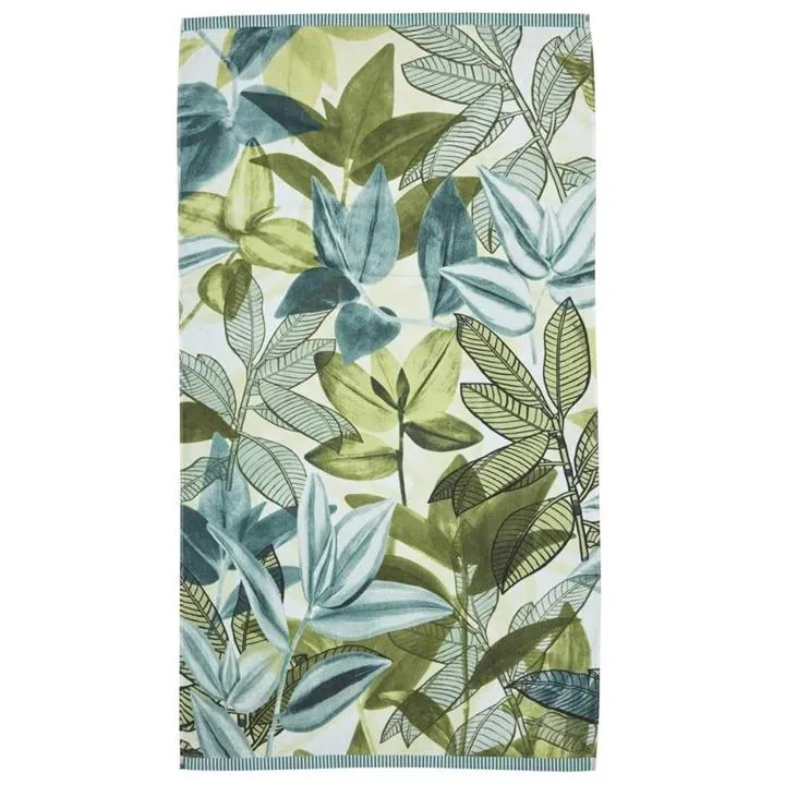 Bedding House Jungle Vibe Green Beach Towel
