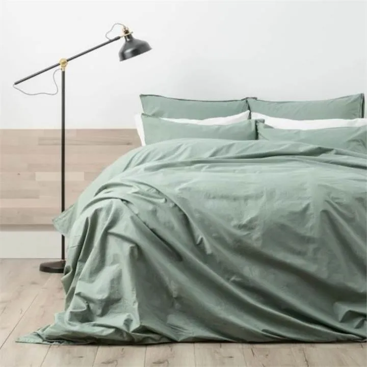 Renee Taylor Helena Vintage Stonewashed Cactus Quilt Cover Set