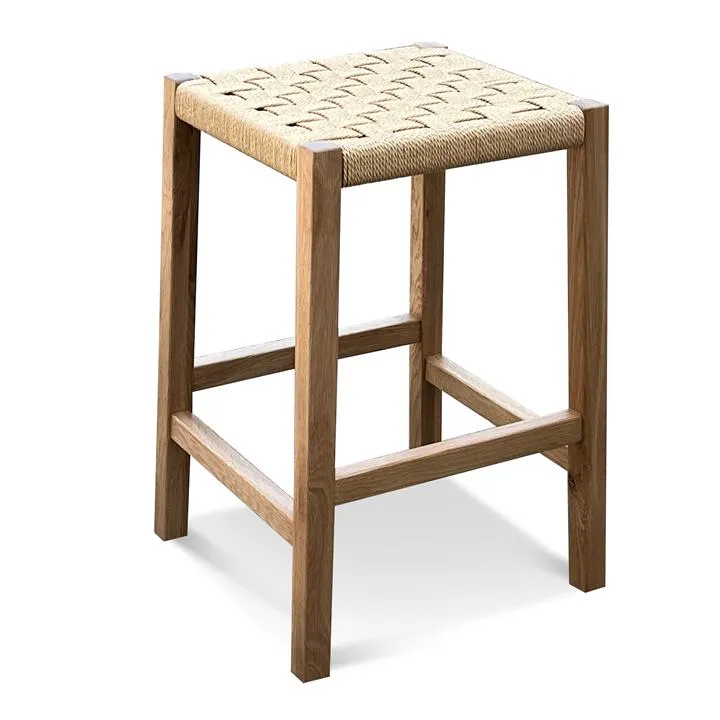 Jolen 65cm Rattan Bar Stool - Natural by Interior Secrets - AfterPay Available