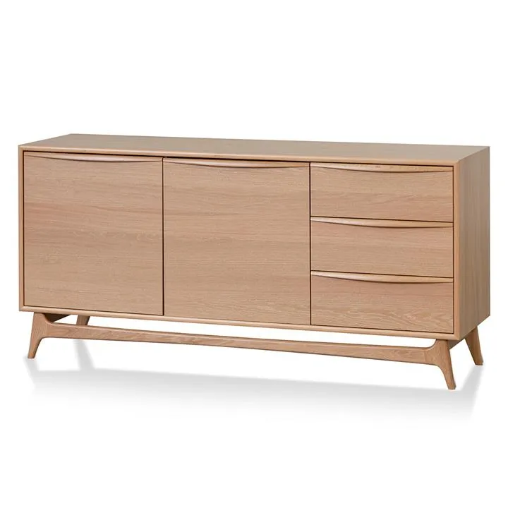 Brendon 1.6m Sideboard Unit with Drawers - Natural Oak by Interior Secrets - AfterPay Available