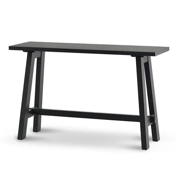 Murillo 1.2m Wooden Console Table - Full Black by Interior Secrets - AfterPay Available