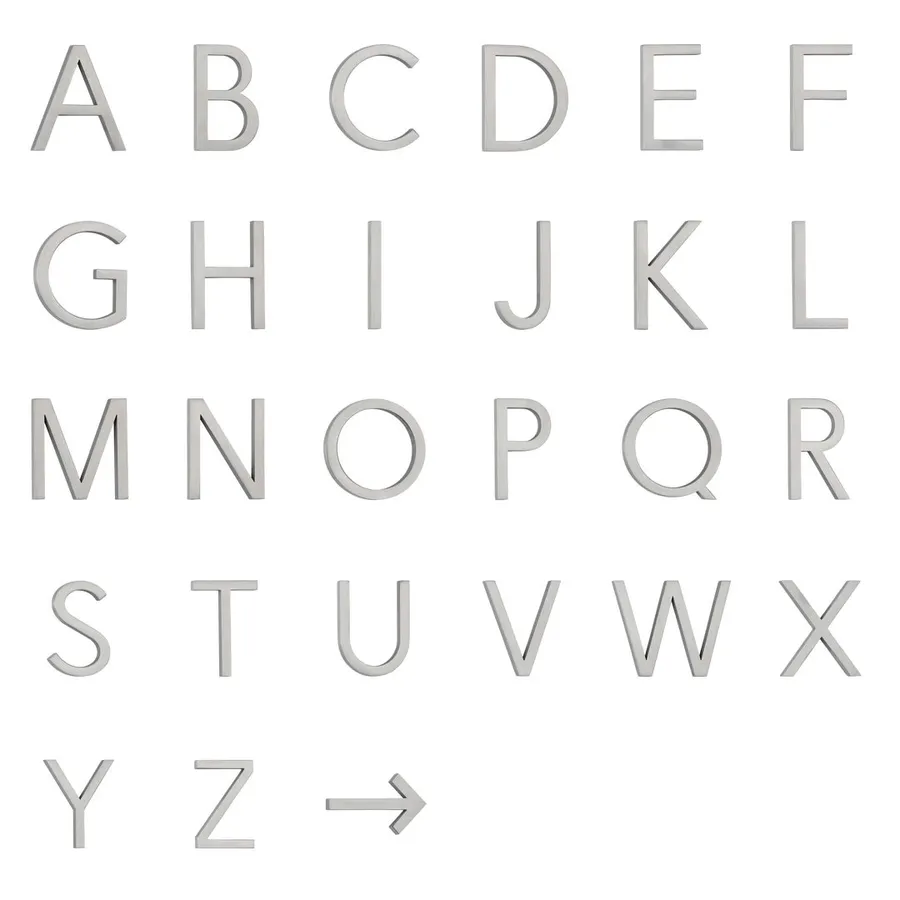 Lettering - Stainless Steel
