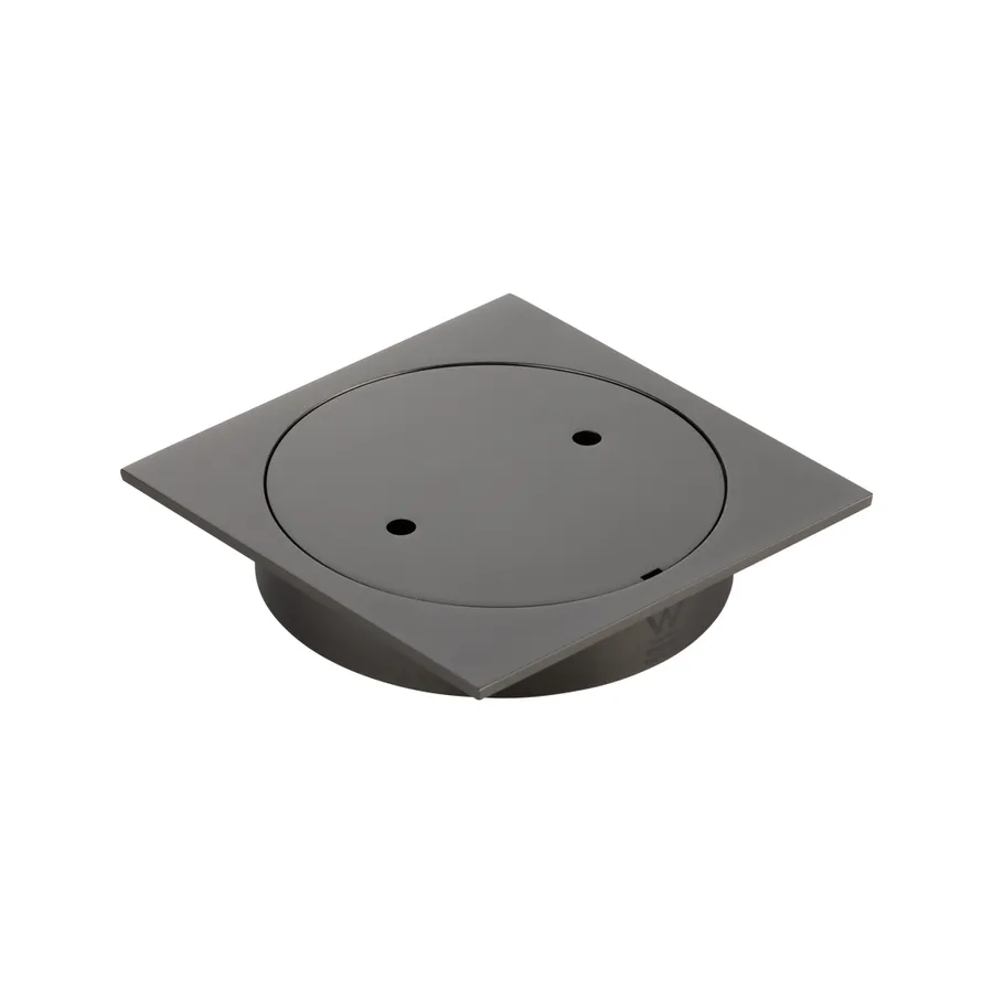 ABI Inspection Outlet Square  - Brushed Gunmetal