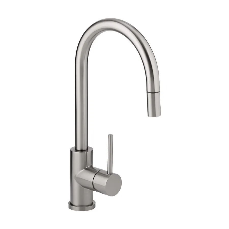 Elysian Commercial Pull-Out Kitchen Mixer - Stainless Steel