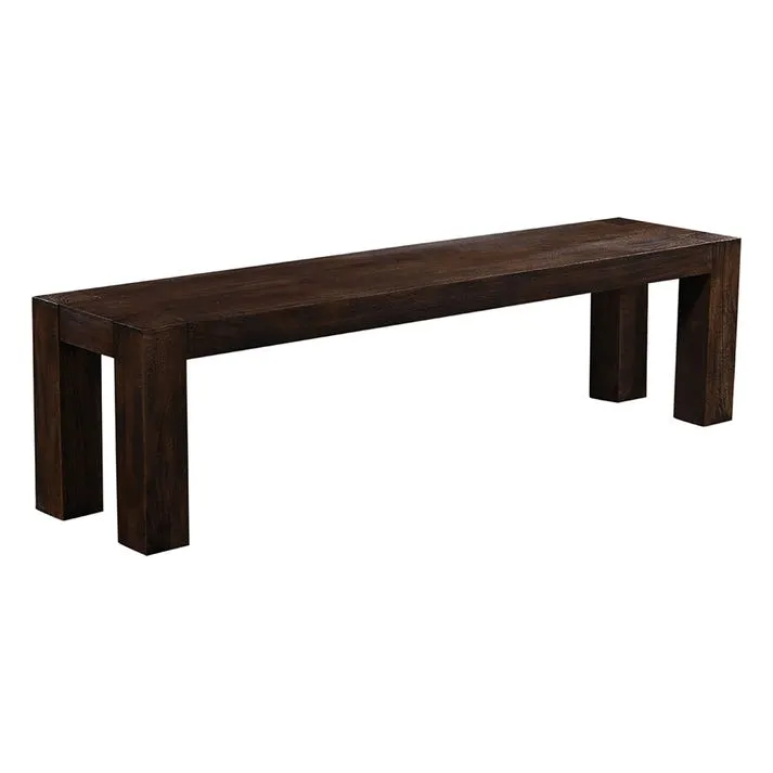 Merrit Umber Mango Wood Bench Seat