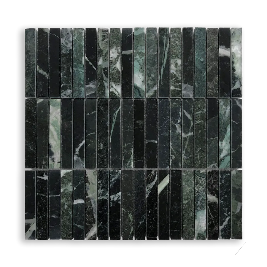 Bastoni Tempesta Verdi Stack Bond Tile