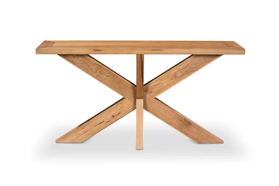 Galaxy Console Table, Oak, by Lounge Lovers