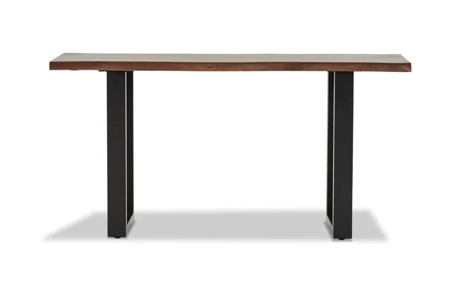 Dakota Console Table, Walnut, by Lounge Lovers