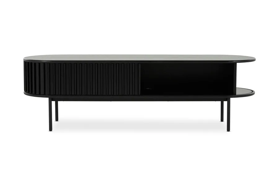 Hendrix TV Unit, Black, by Lounge Lovers
