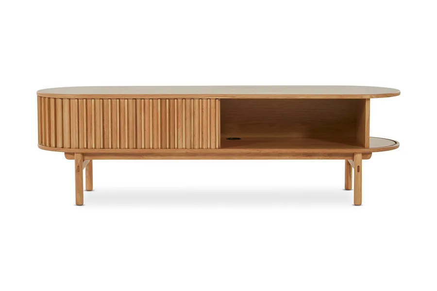 Hendrix TV Unit, Oak, by Lounge Lovers
