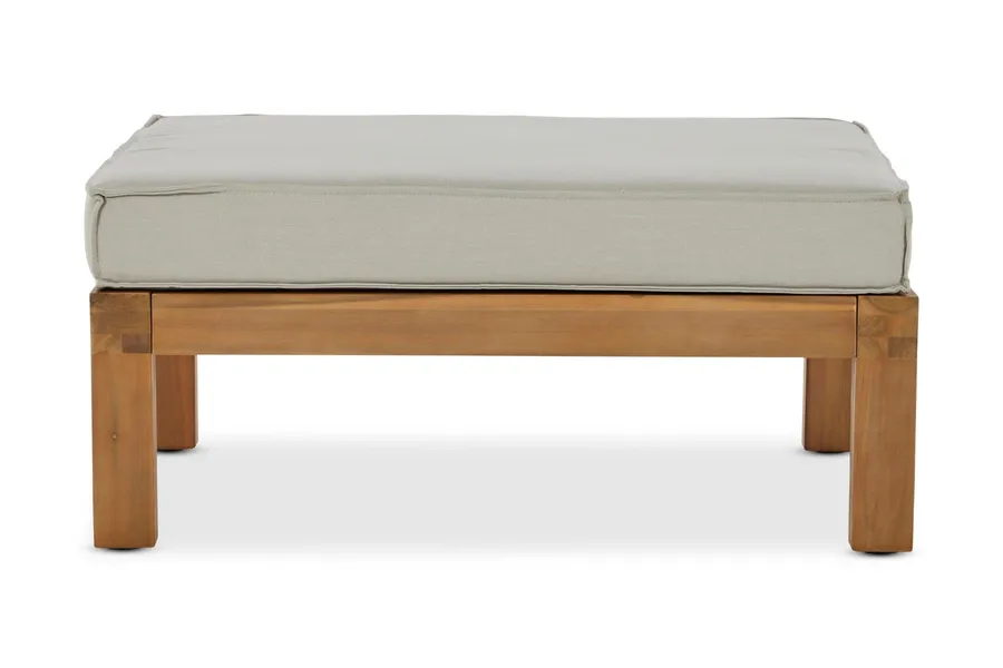 Malibu Outdoor Ottoman, Royal Sand, by Lounge Lovers