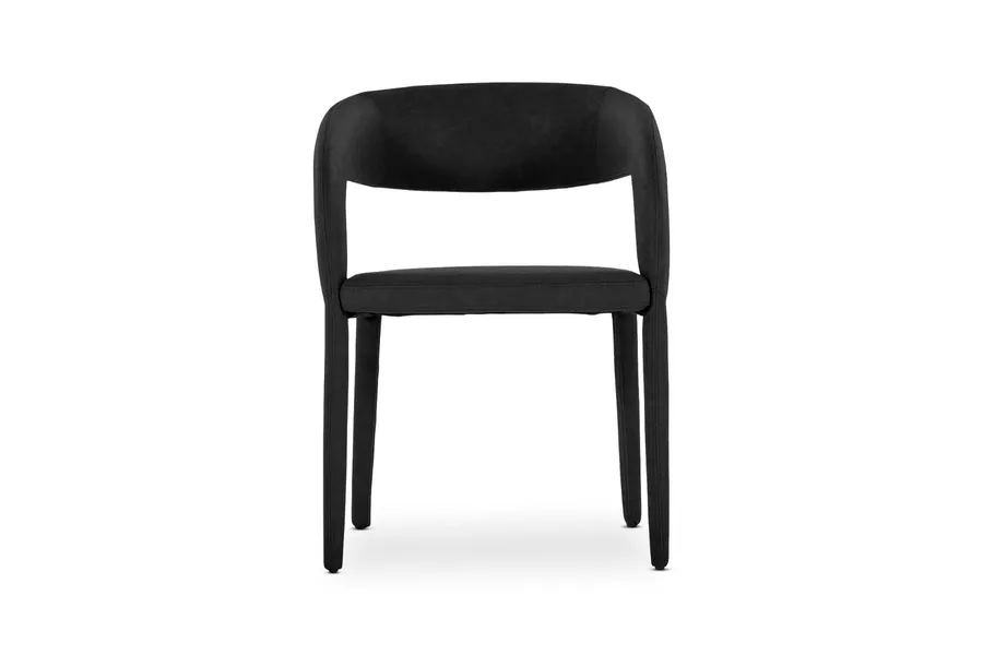 Helena Dining Chair, Black, by Lounge Lovers