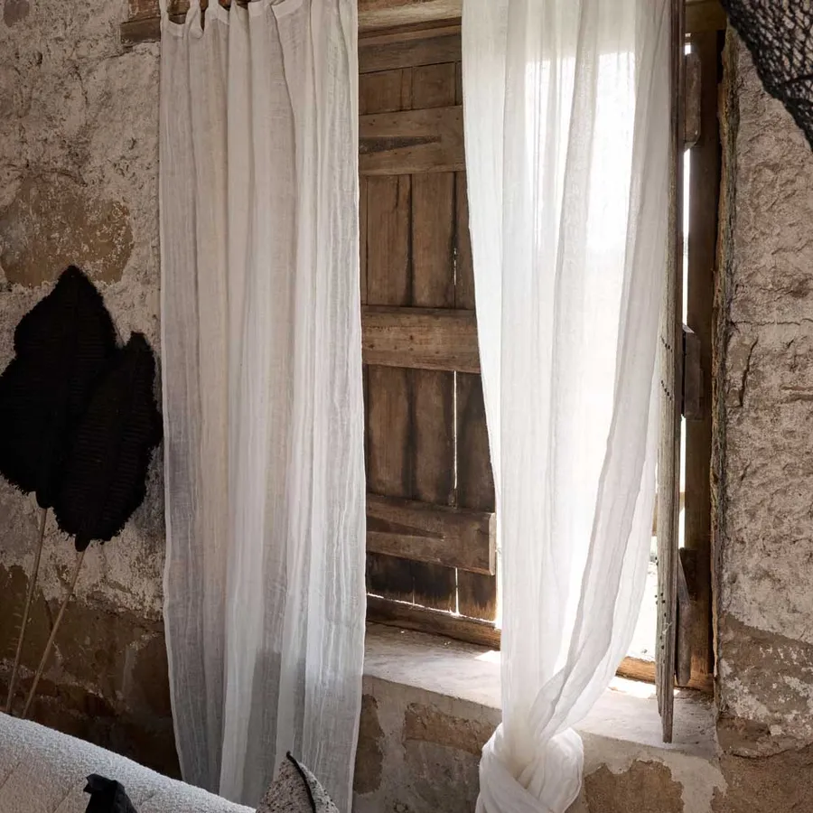 Puro Sheer Linen Curtains in Off White | 140x260cm (pre order) | Eadie Lifestyle