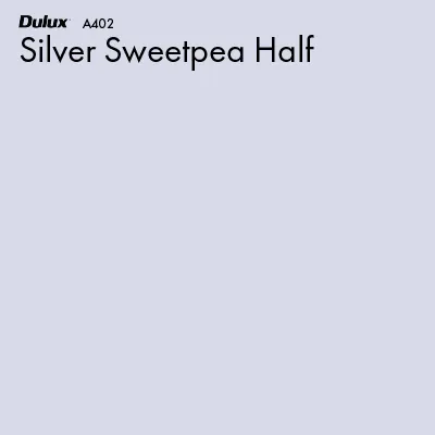 Silver Sweetpea Half