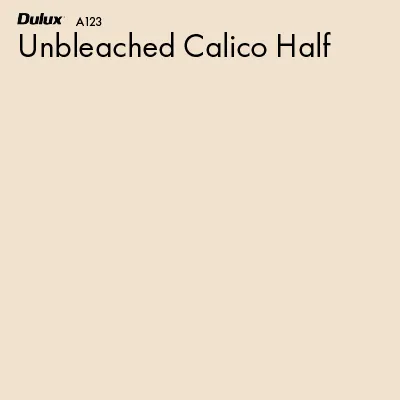 Unbleached Calico Half