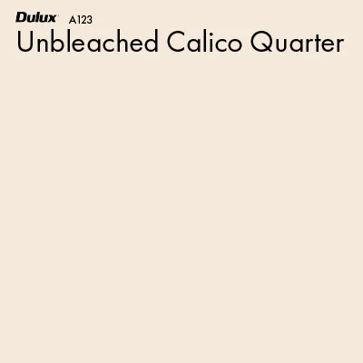 Unbleached Calico Quarter