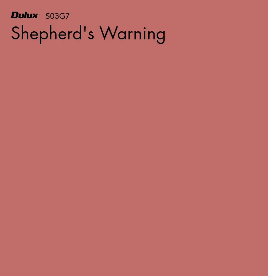 Shepherd's Warning