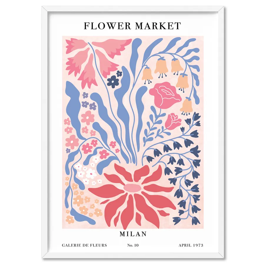 Flower Market | Milan - Art Print