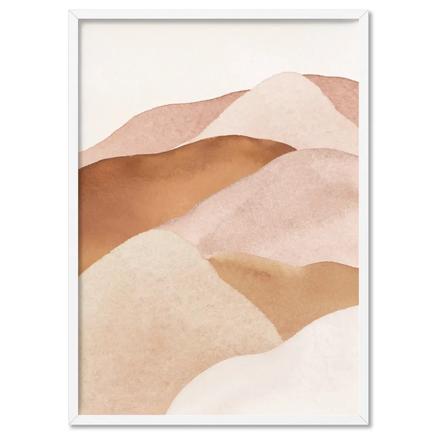 Boho Landscape in Watercolour V - Art Print