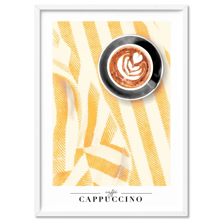 Caffe Cappuccino - Art Print by Vanessa