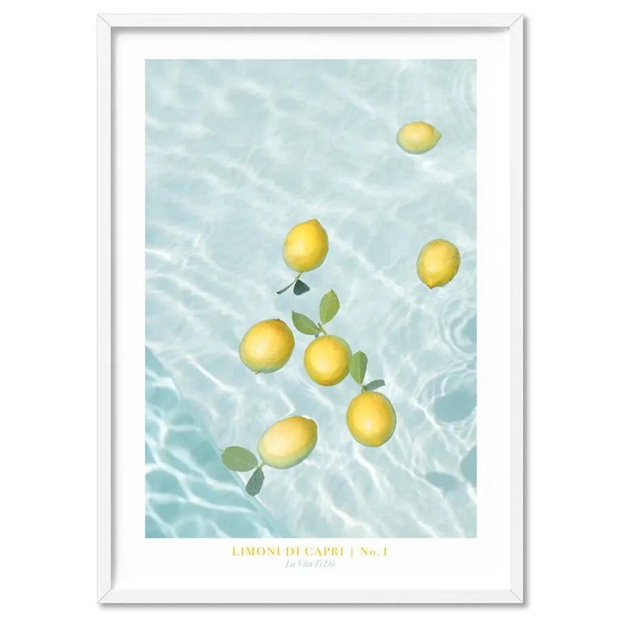 Limoni Di Capri No 1 - Art Print
