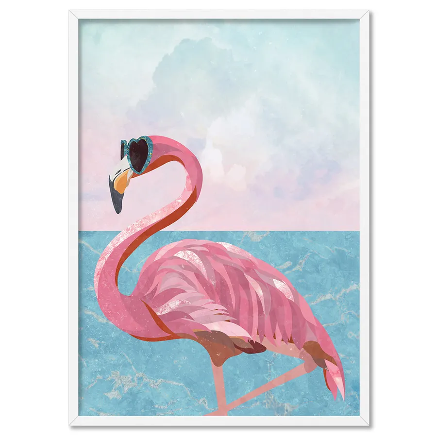 Flamingo Pop - Art Print