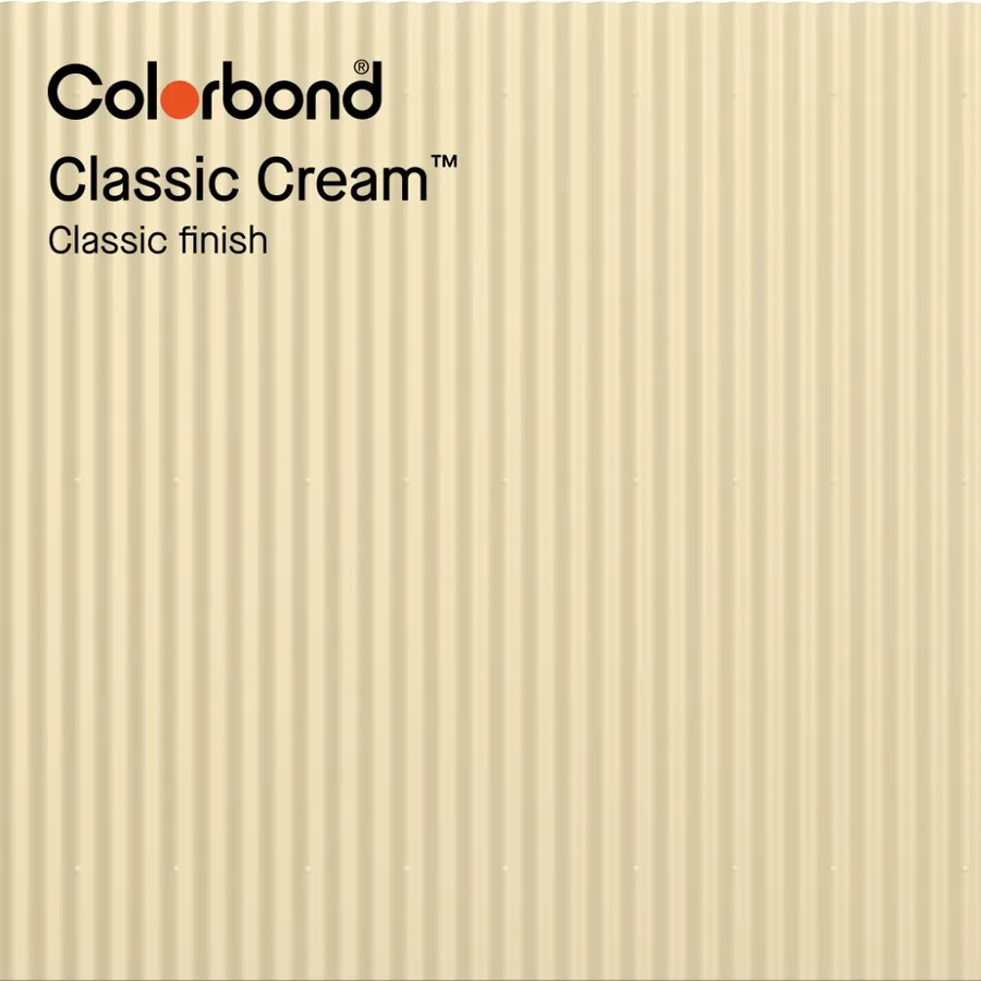 Classic Cream™ (Classic Finish - Corrugated Profile)