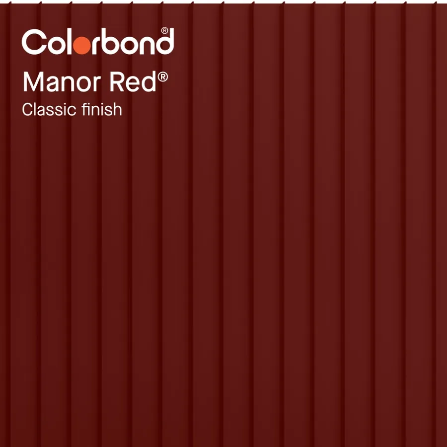 Manor Red® (Classic Finish - Standing Seam Profile)