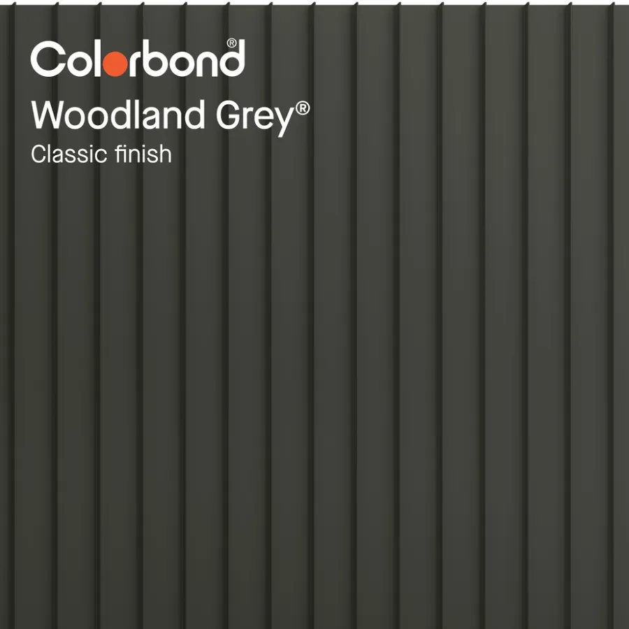Woodland Grey® (Classic Finish - Standing Seam Profile)