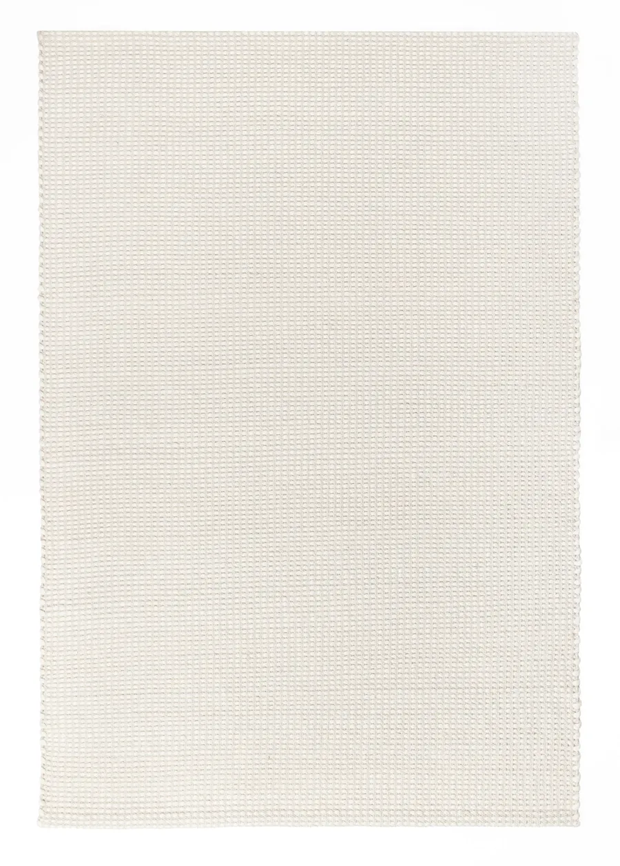 Larvic Ivory Chunky Wool Rug