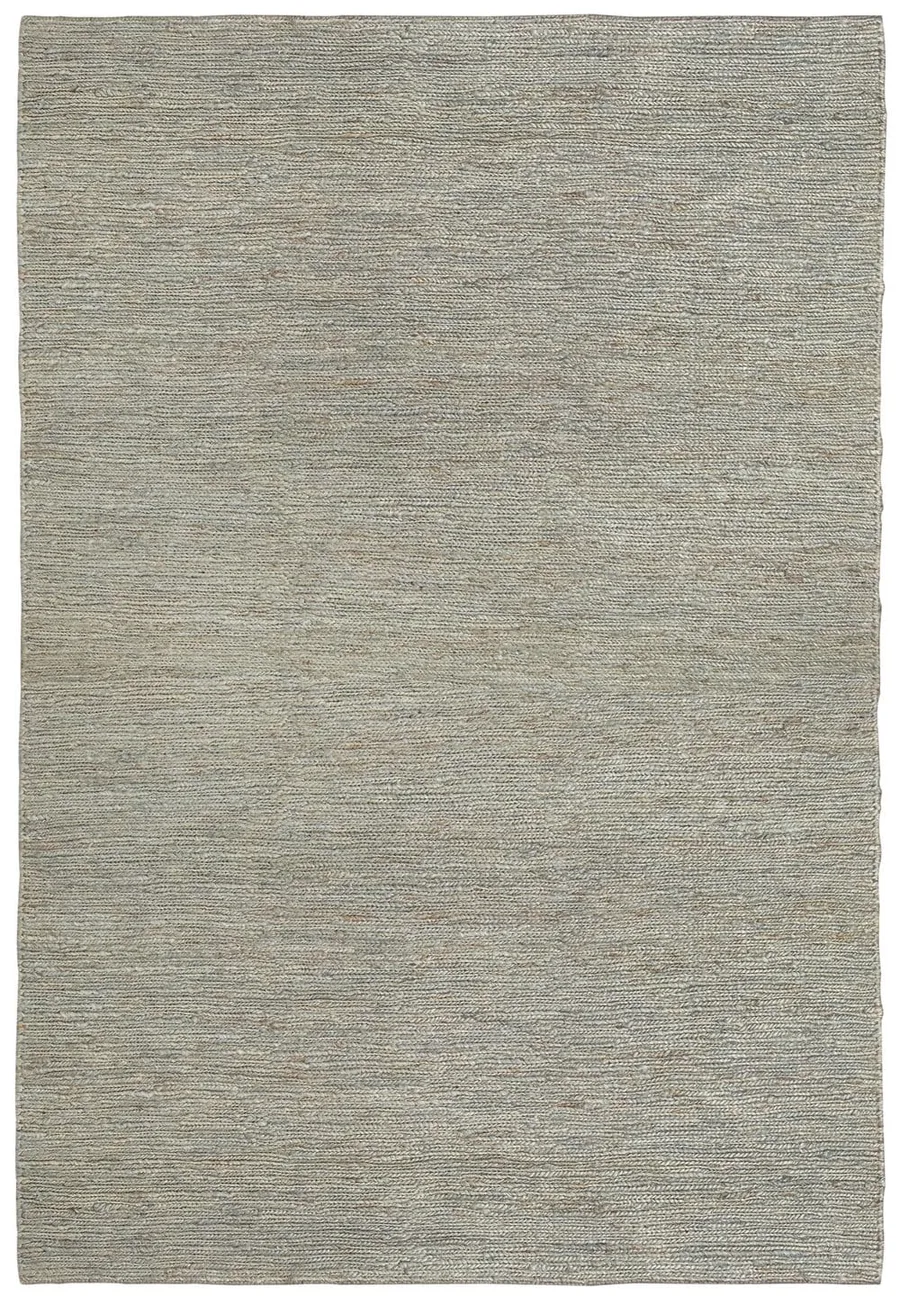 Clover Brown And Green Braided Jute Rug