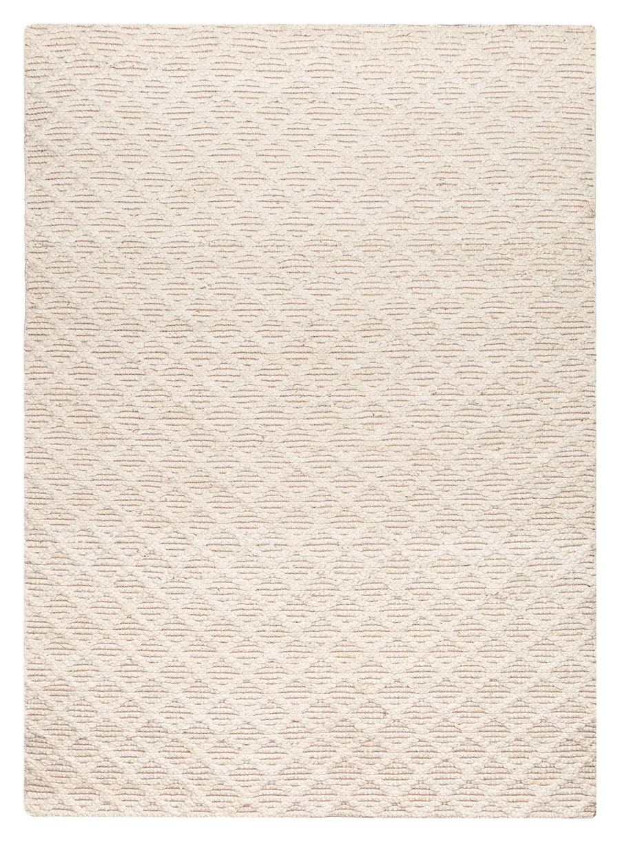 Piper Diamond Bleached Jute Rug