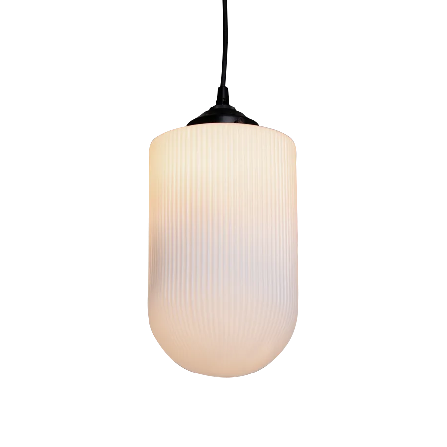 Lloyd Reeded Glass Pendant Light