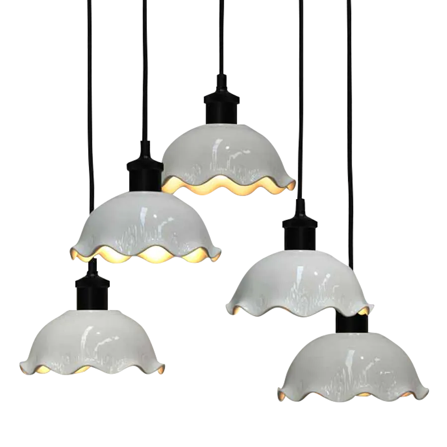 Toledo Ceramic Multi Drop Pendant