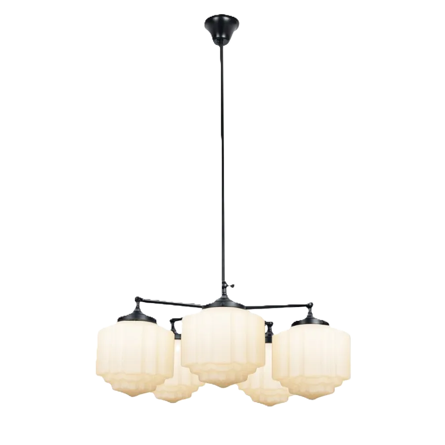 Deco Glass Chandelier
