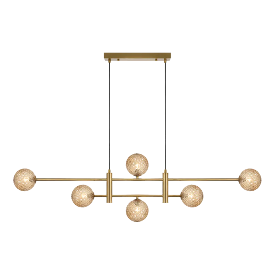 Avonlea Glass Linear Chandelier