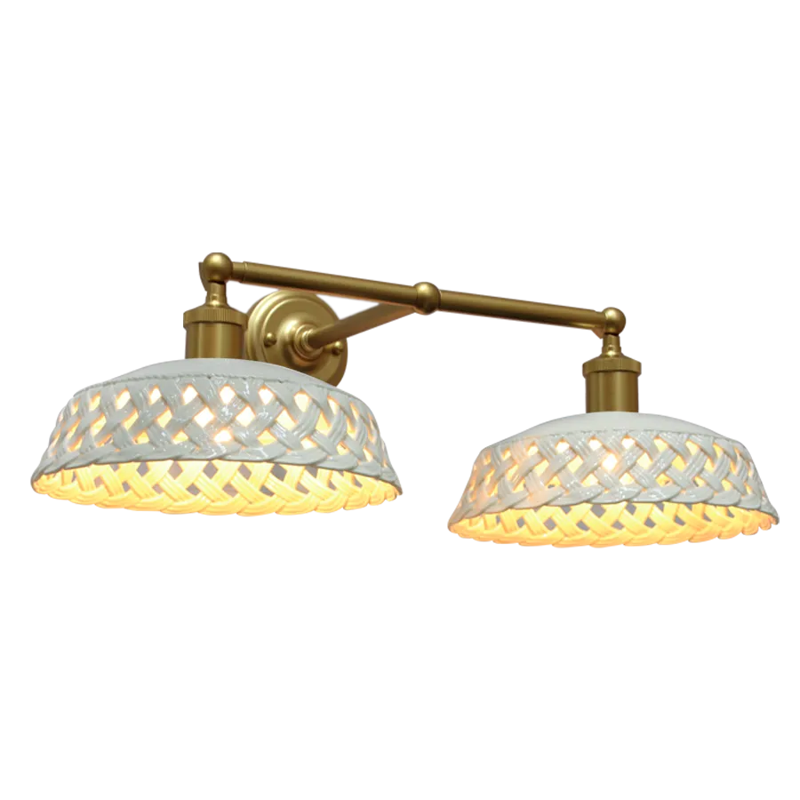 Amalfi Ceramic Double Swivel Arm